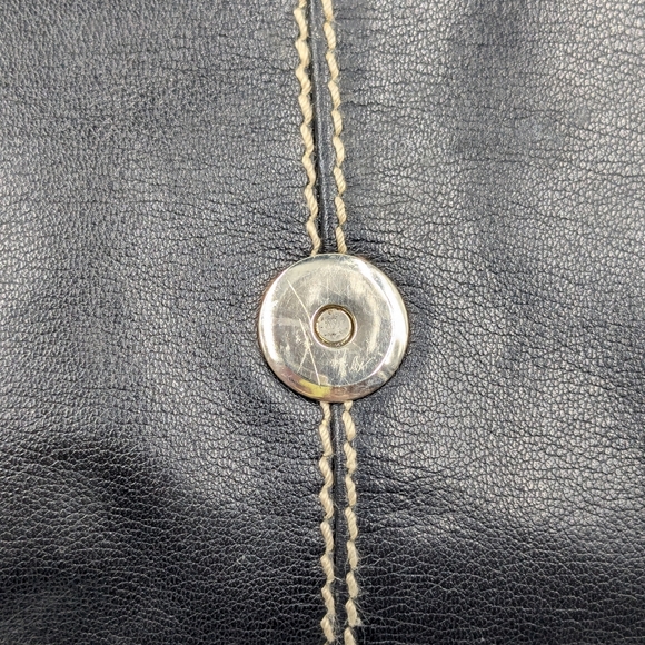 Luis Esteve Black Leather Hobo bag made in Spain. - Picture 7 of 13